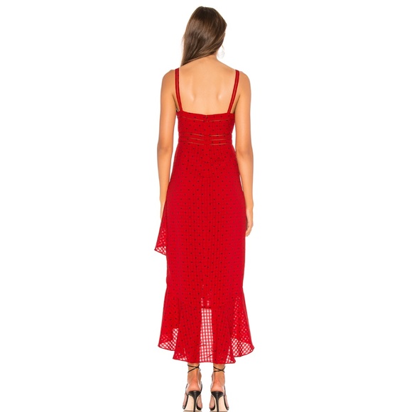 * NEW Tularosa Maya Dress Red B97 - Picture 3 of 9